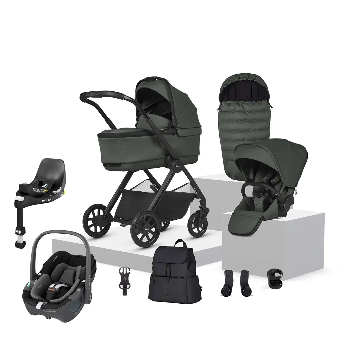 Silver Cross Reef 2 Maxi-Cosi Travel System- Petwer 1