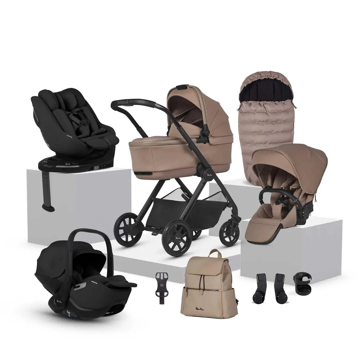 Silver Cross Reef 2 Ultimate Family 360 Bundle - Mocha 1