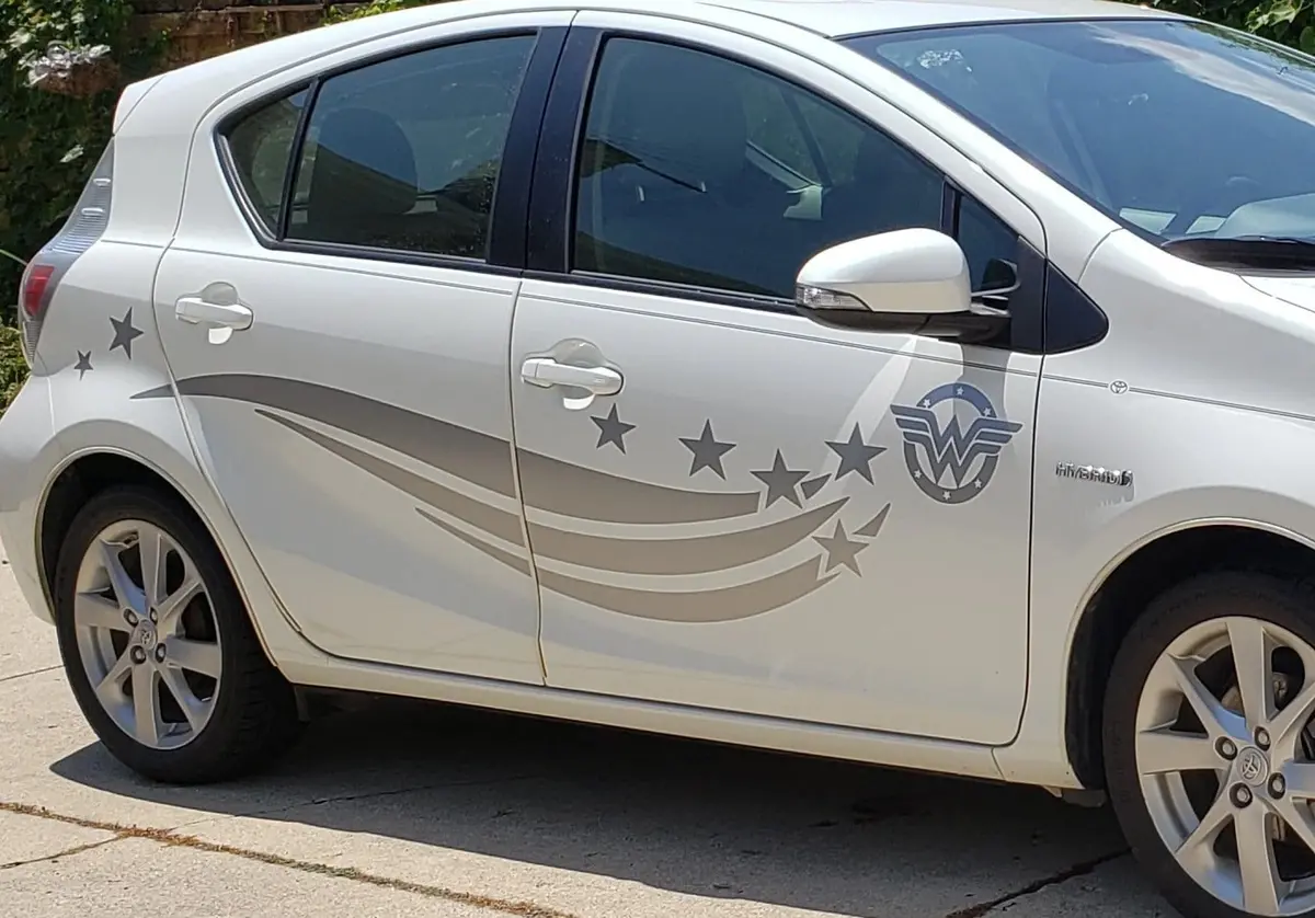 Stars & Stripe Vinyl Decal – Set Of 2 For Cars & Trucks 4