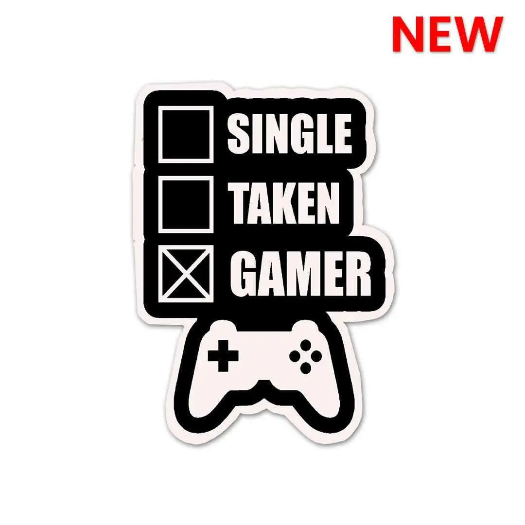 Single Taken Gamer Sticker 1