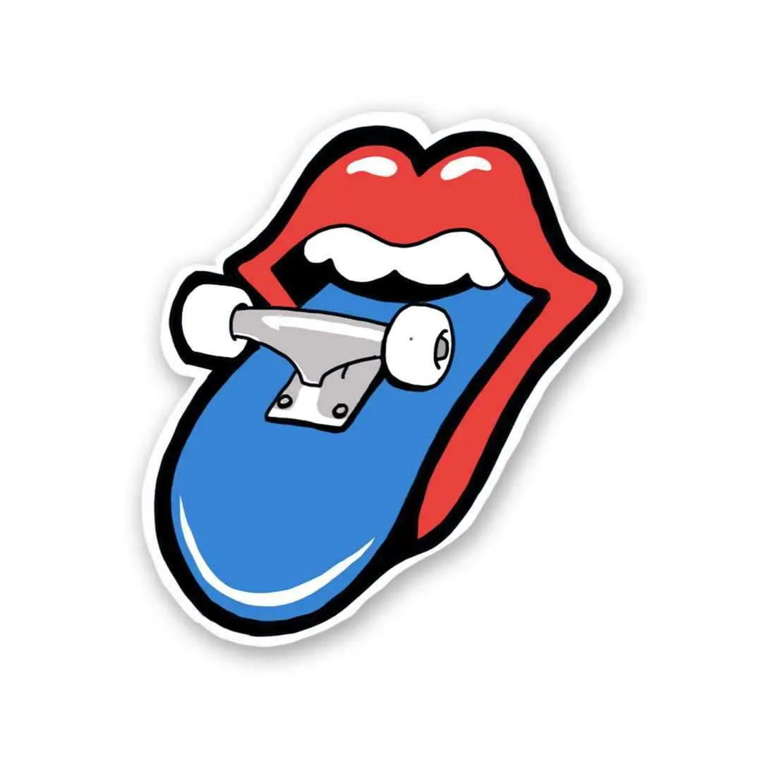Skate Lips Sticker 2