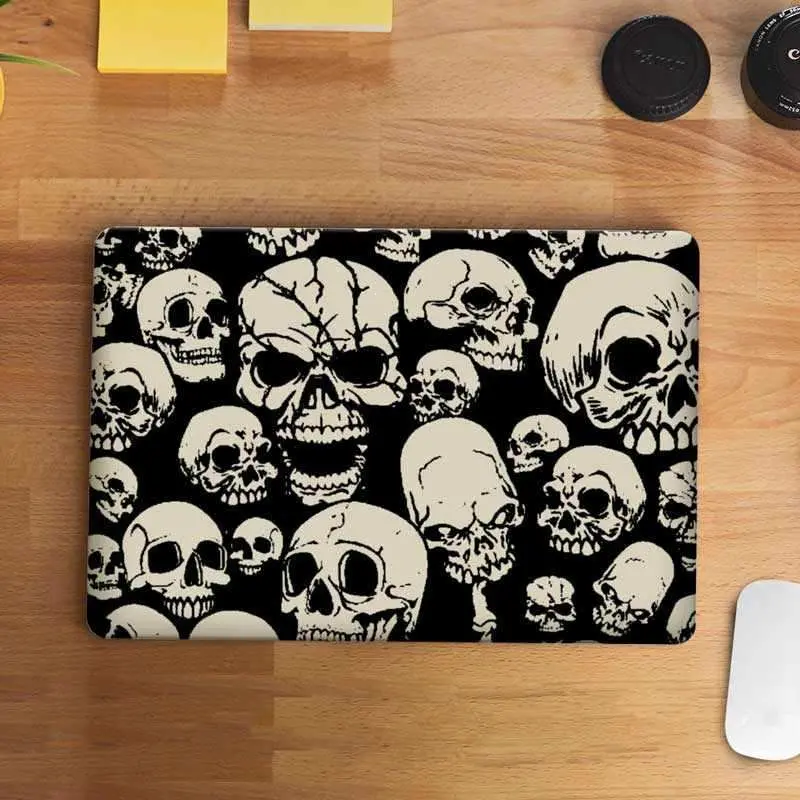 Skeleton Head Laptop Skin 1