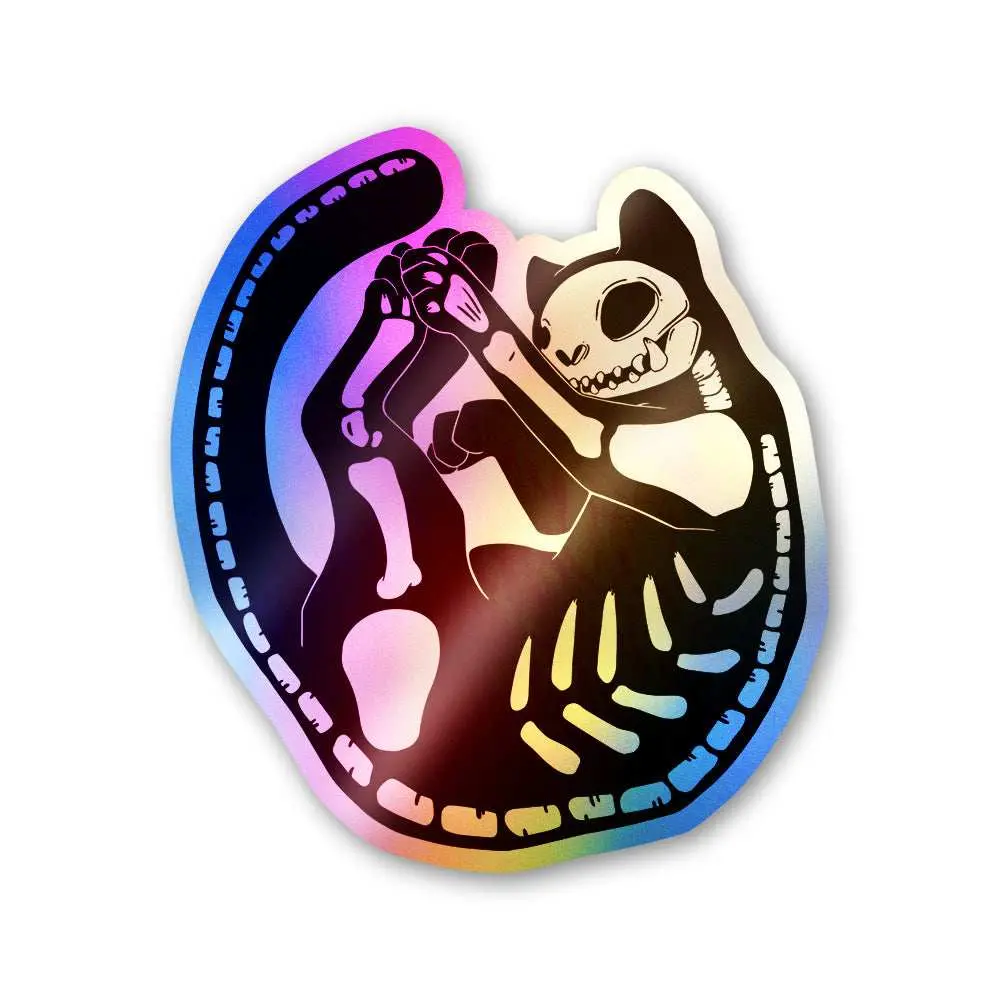 Skeleton Holographic Stickers 1