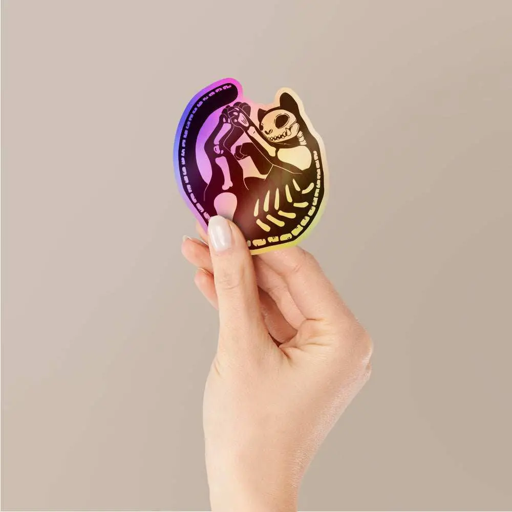Skeleton Holographic Stickers 2
