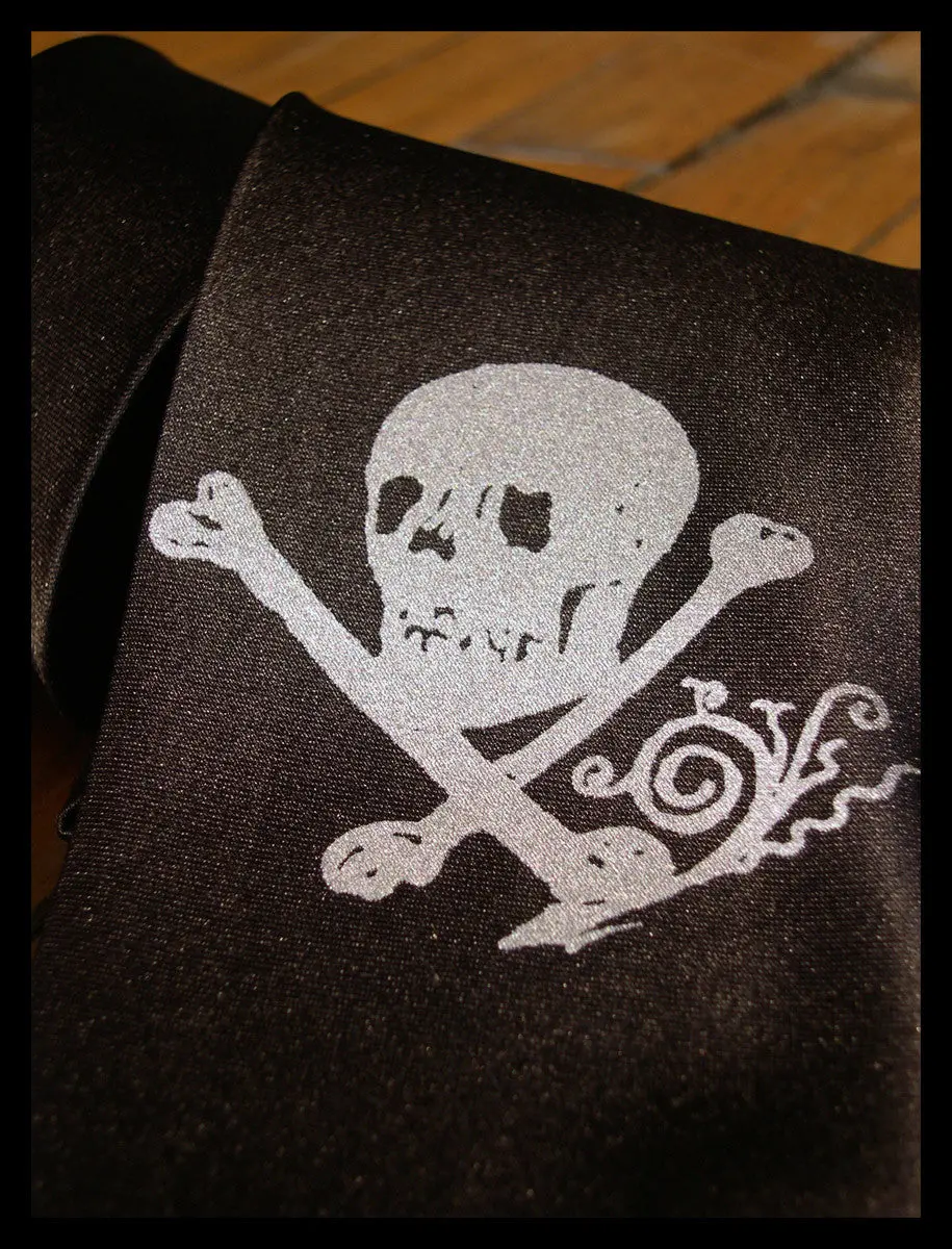 Skull + Bones Silk Necktie 1