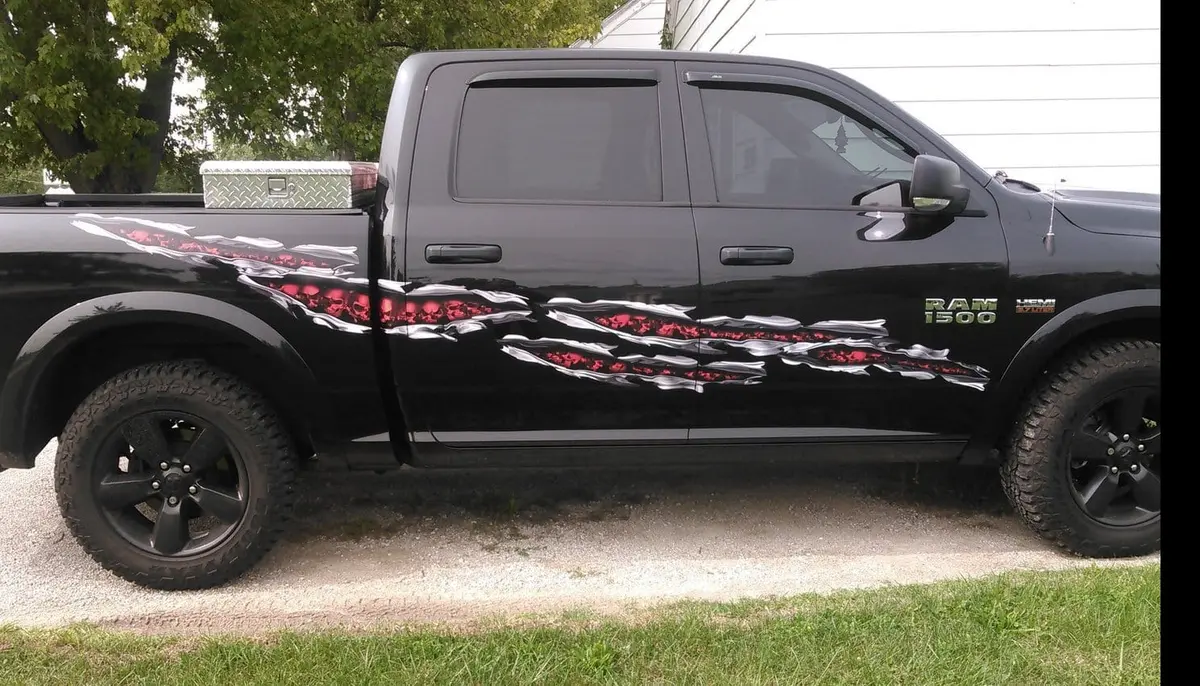 Skulls Tears Vinyl Graphic Decals For Cars And Trucks 2