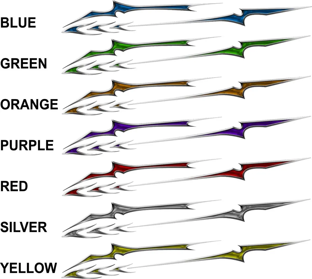Slicer Boat Vinyl Decals – Port & Starboard Set 5