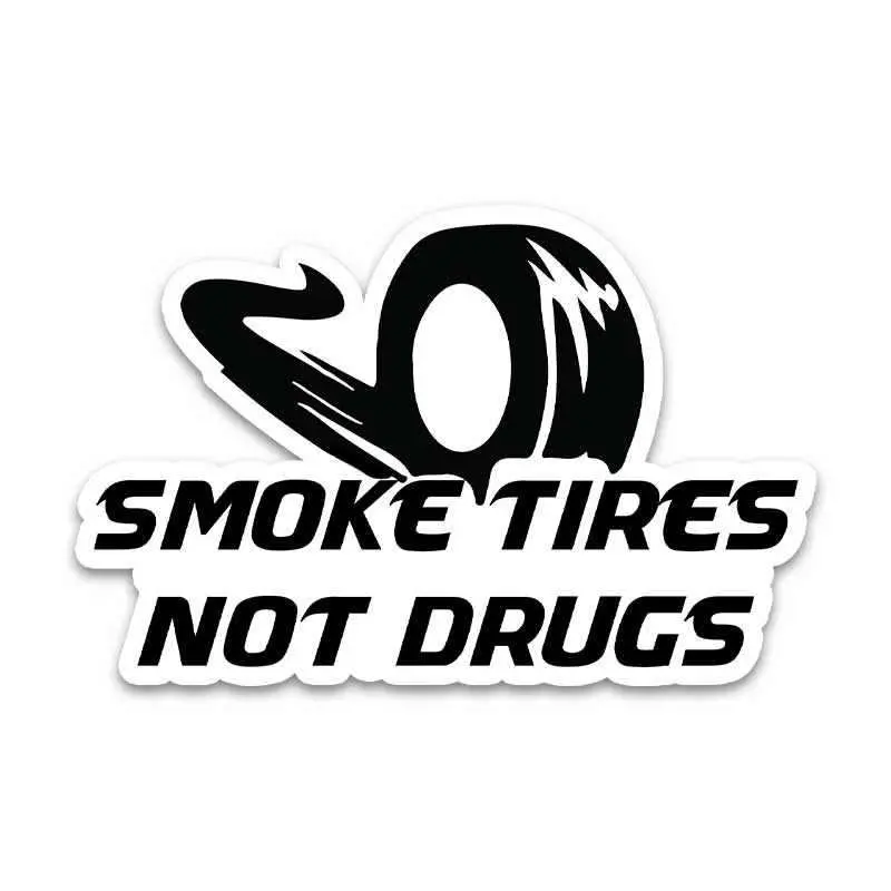 Smoke Tires Bumper Sticker 2