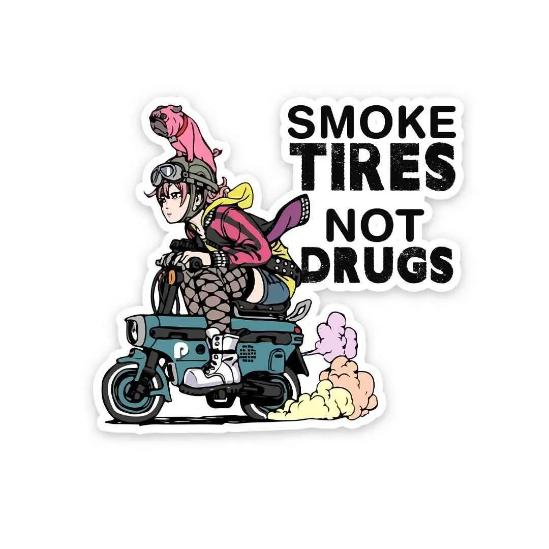 Smoke Tires Sticker 2