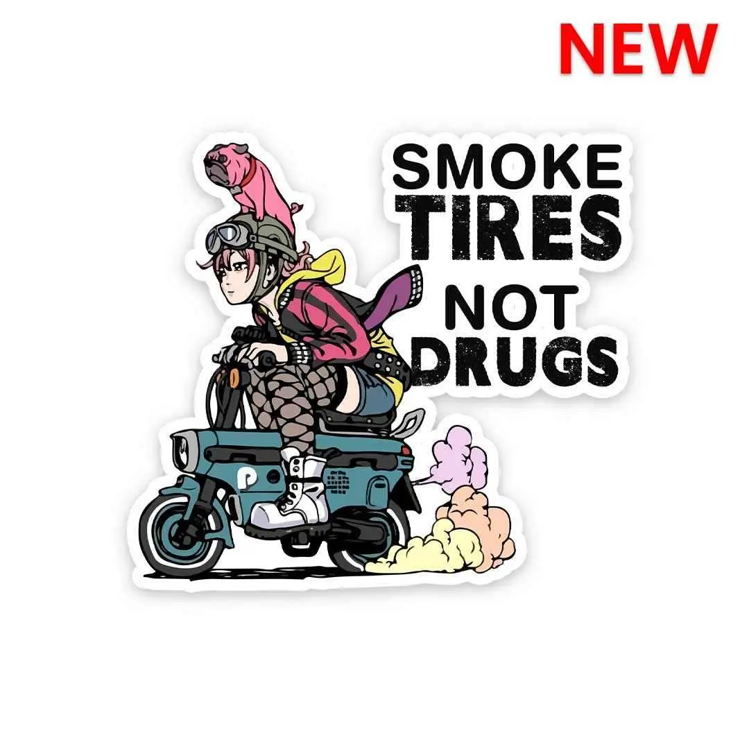 Smoke Tires Sticker 1
