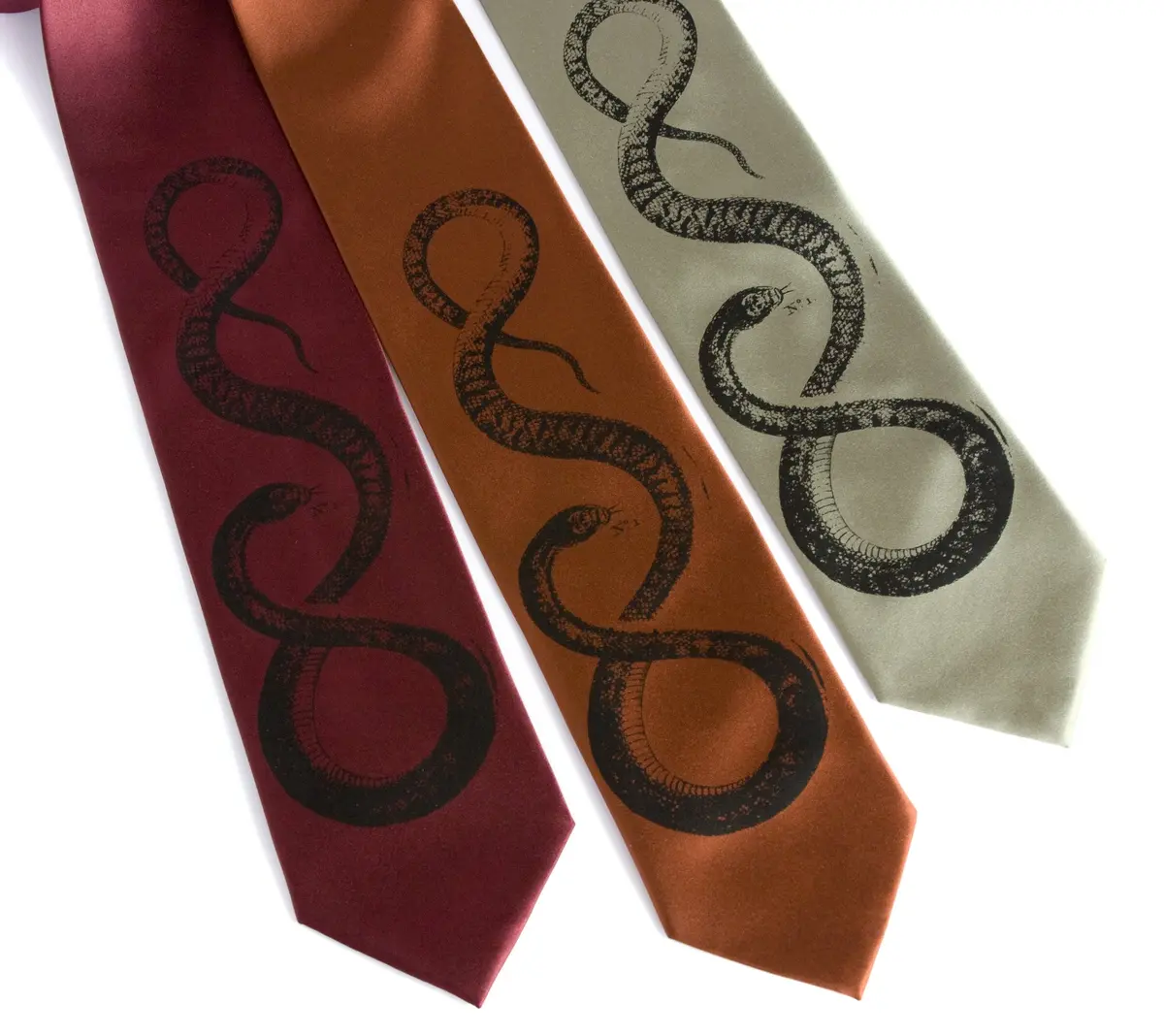 Snake Silk Necktie. 2