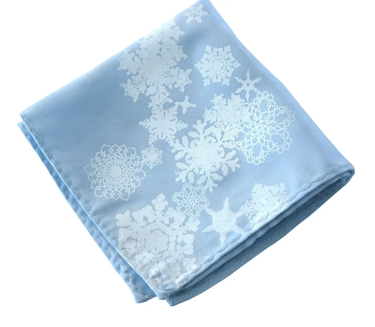 Snow Flake Pocket Square 1