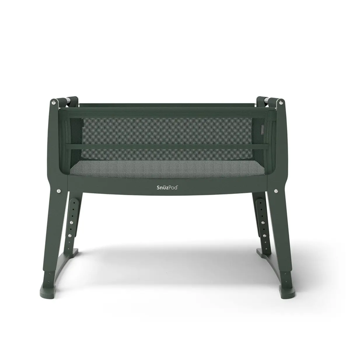 Snuzpod Studio Bedside Crib  - Berlin Green 1