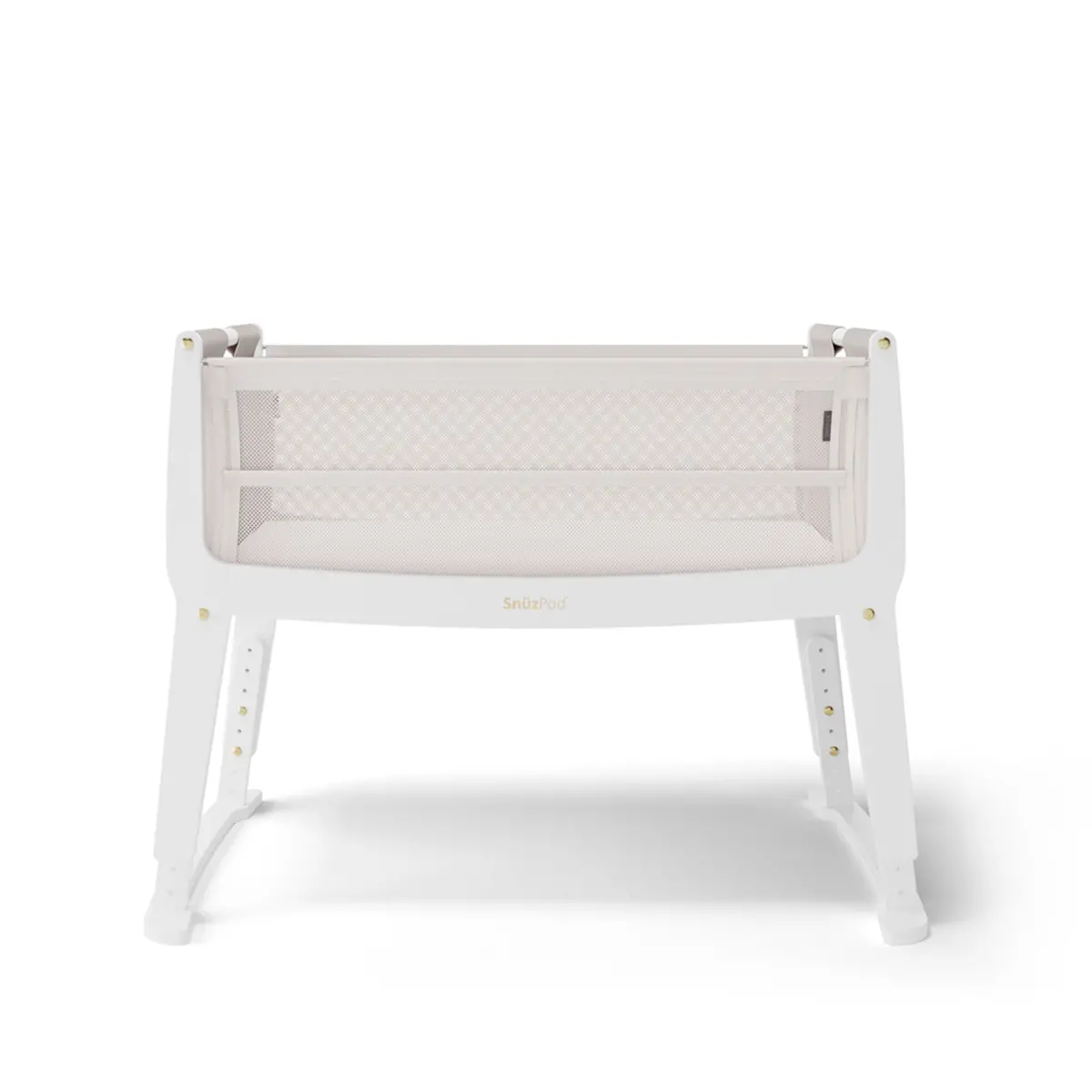 Snuzpod Studio Bedside Crib  - Paris White 1