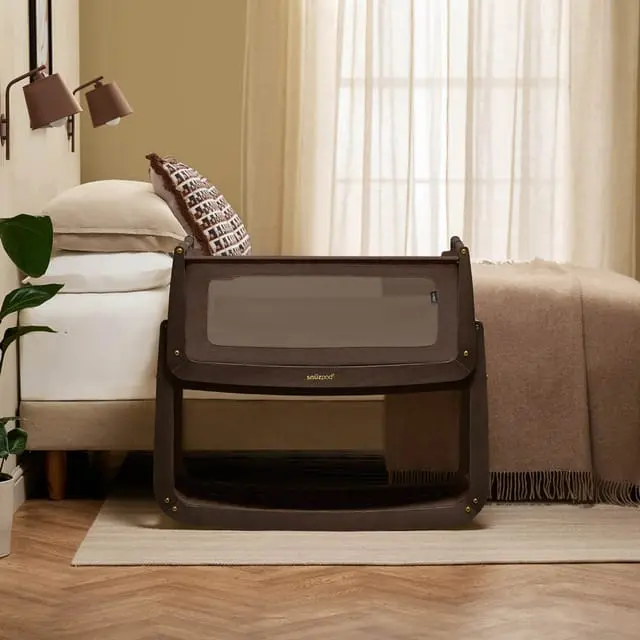 Snüzpod 5 Bedside Crib - Chocolate 1