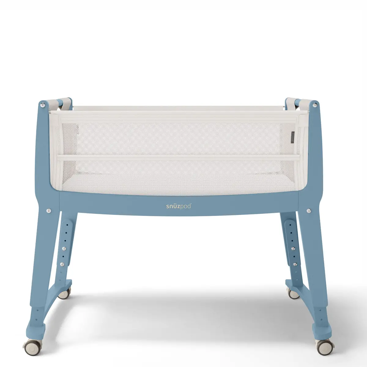 Snuzpod Studio Bedside Crib  - Santorini Sky 1
