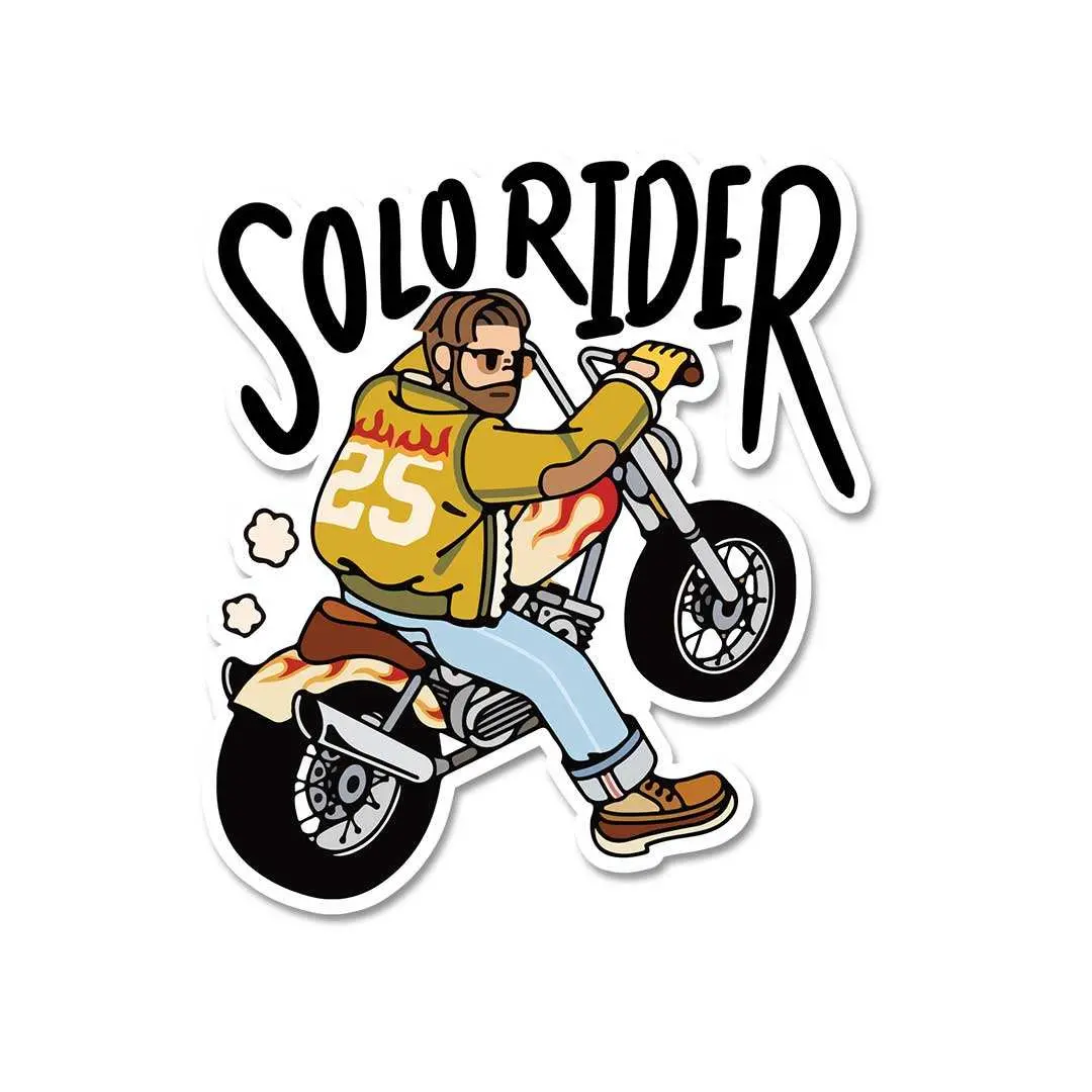 Solo Rider Sticker 1