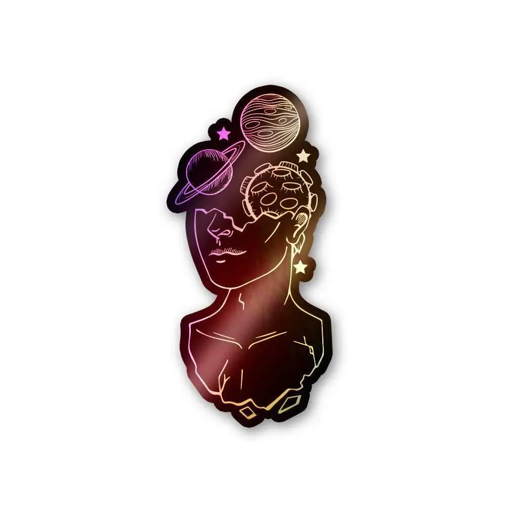 Space Impact Holographic Stickers 1