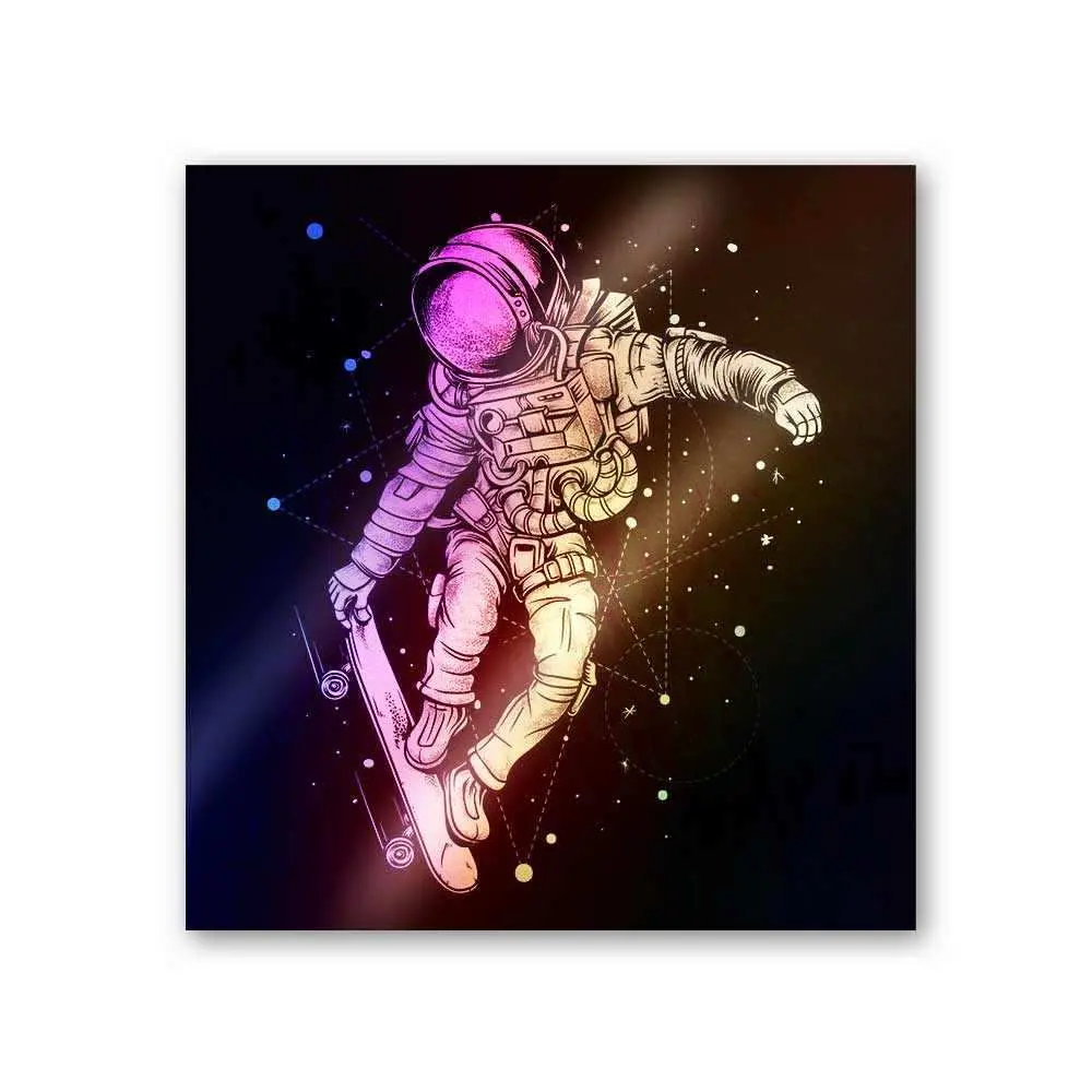 Space Surfing Holographic Stickers 1