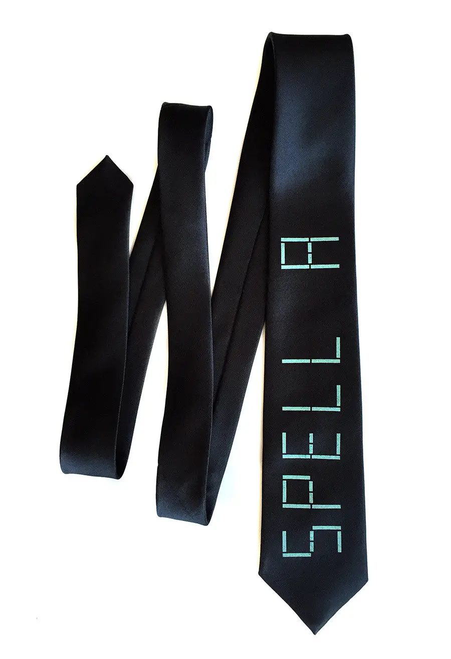 Speak And Spell Silk Tie 1