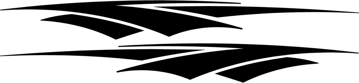 Spear Stripes Vinyl Decal – Set Of 2 For Cars & Trucks #346 5
