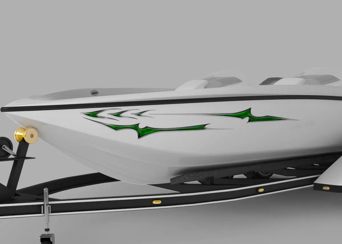 Slicer Boat Vinyl Decals – Port & Starboard Set 1
