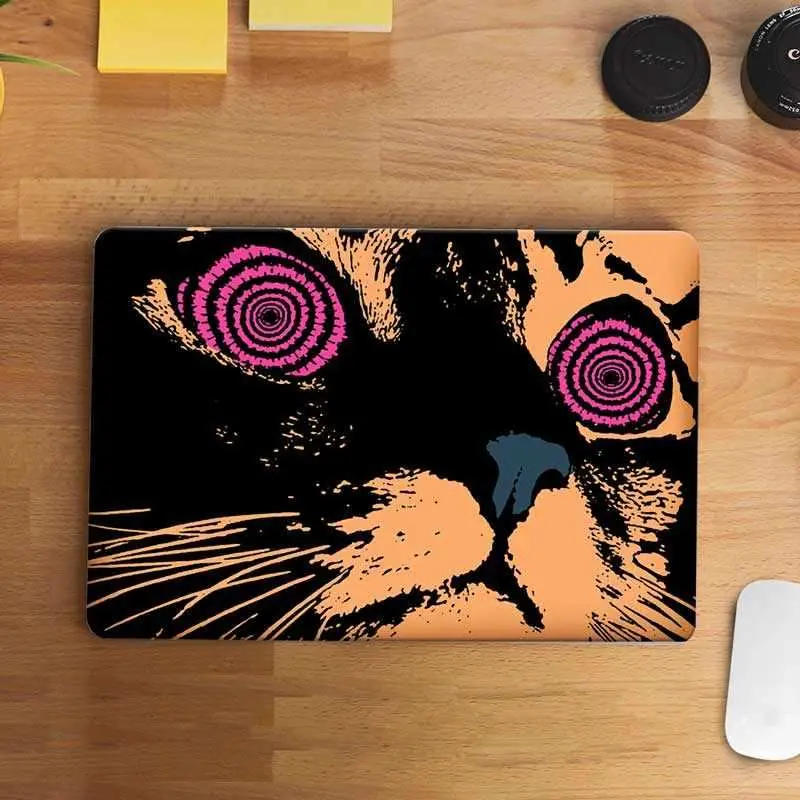 Spiral Cat Eyes Laptop Skin 1
