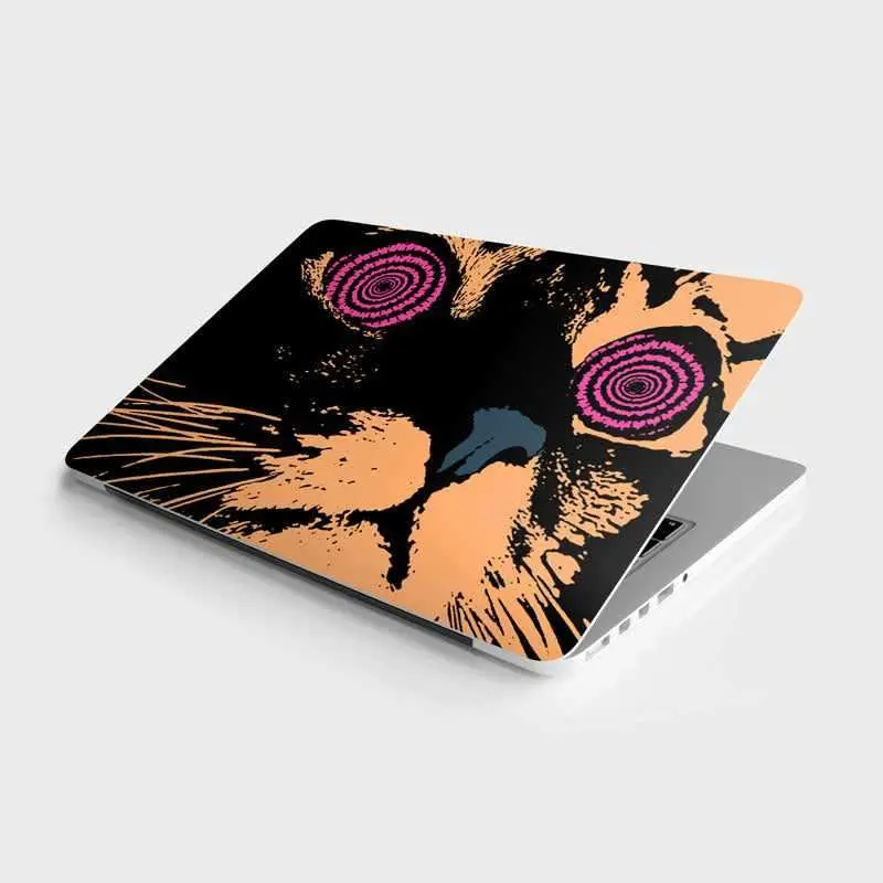 Spiral Cat Eyes Laptop Skin 2