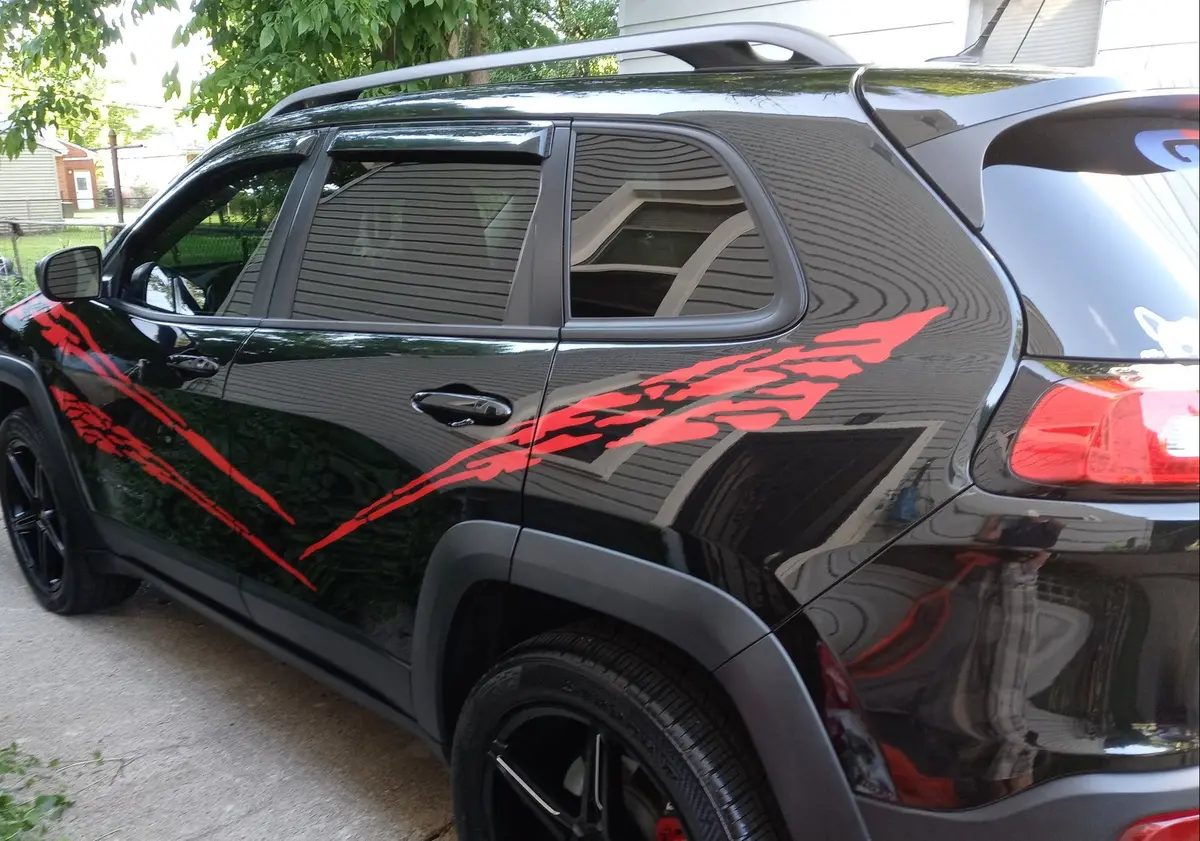 Mud Splash Stripe Vinyl Decal For Trucks & Off Road Vehicles 3