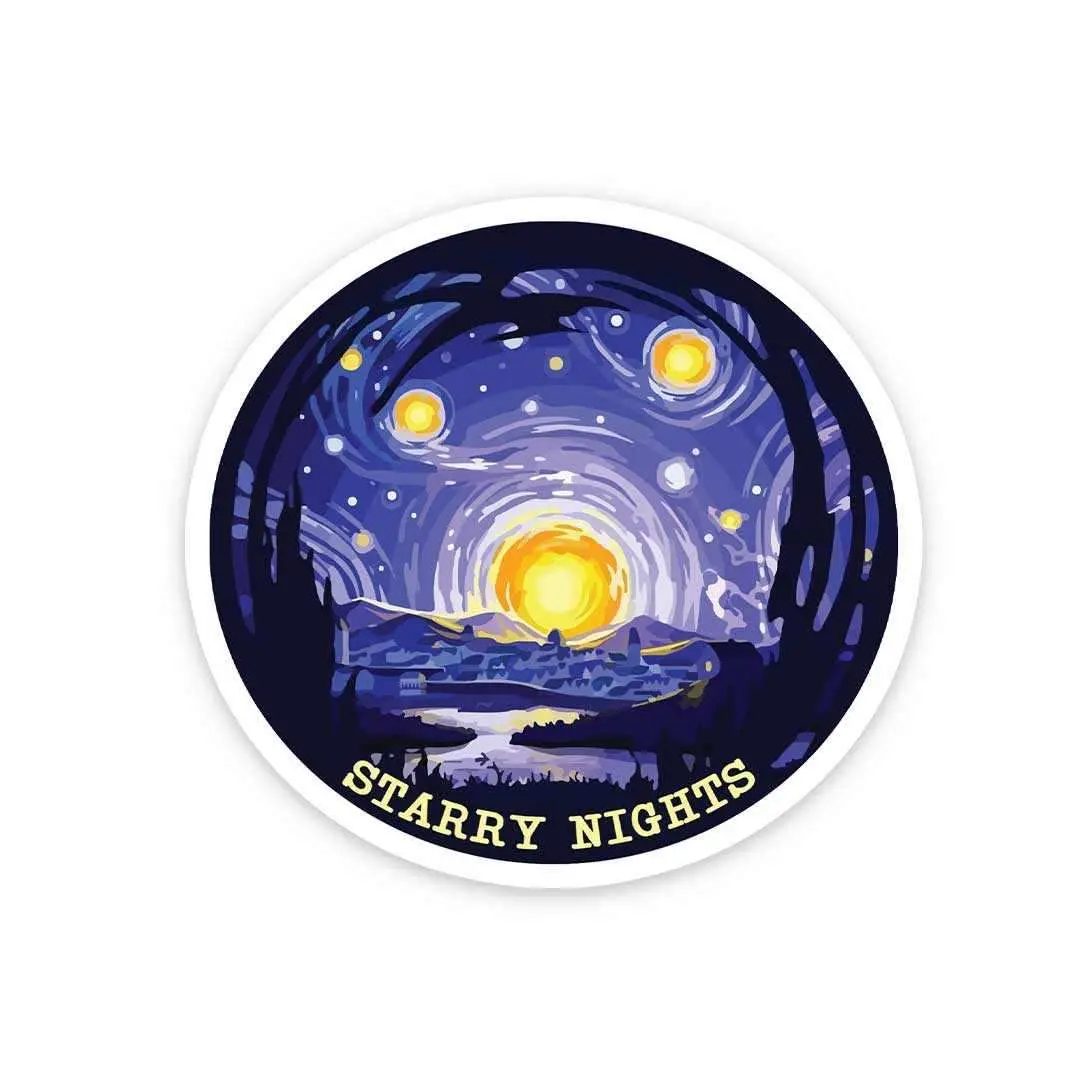 Starry Night Sticker 2