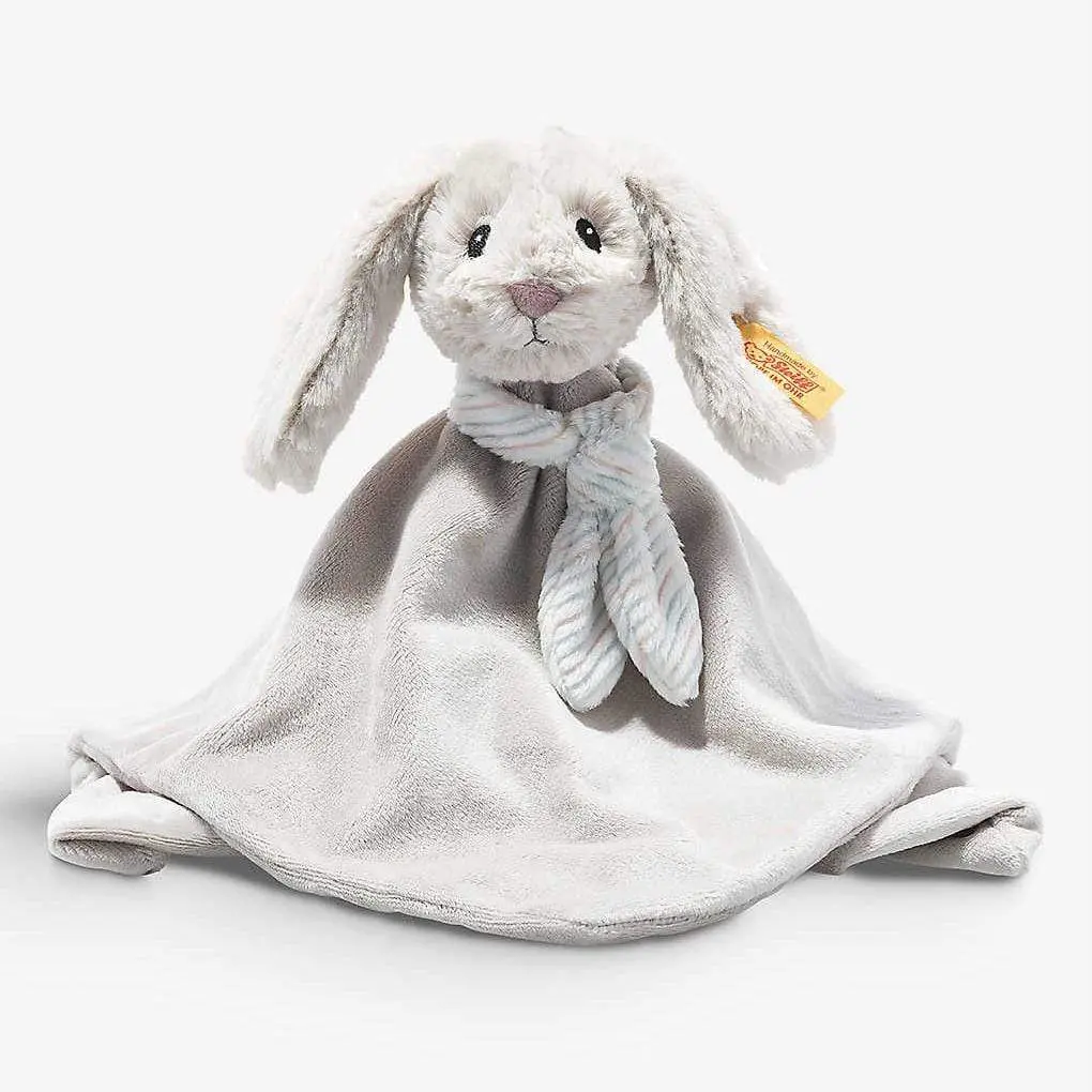 Steiff Hoppie Rabbit Comforter Light Grey 1