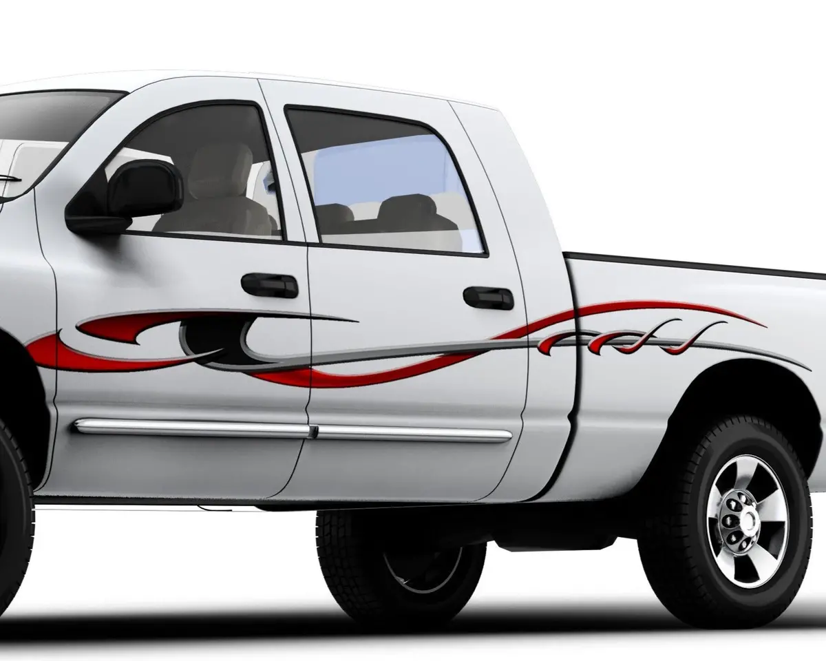 Storm Stripe Graphics Decals For Semi Trucks 1