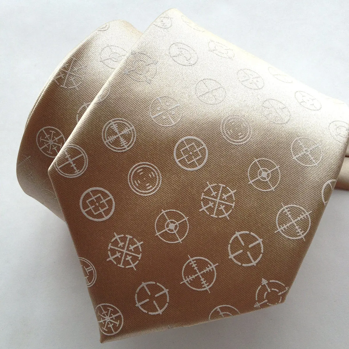 Straight Shooter Silk Necktie 1