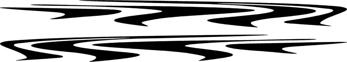 Vinyl Cut Riptide Stripes Decals For Cars & Trucks #213 4
