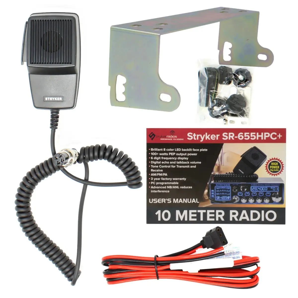 Stryker Sr-655Hpc+ 100W 10-Meter Amateur Radio With Noaa Weather, Am/Fm 2