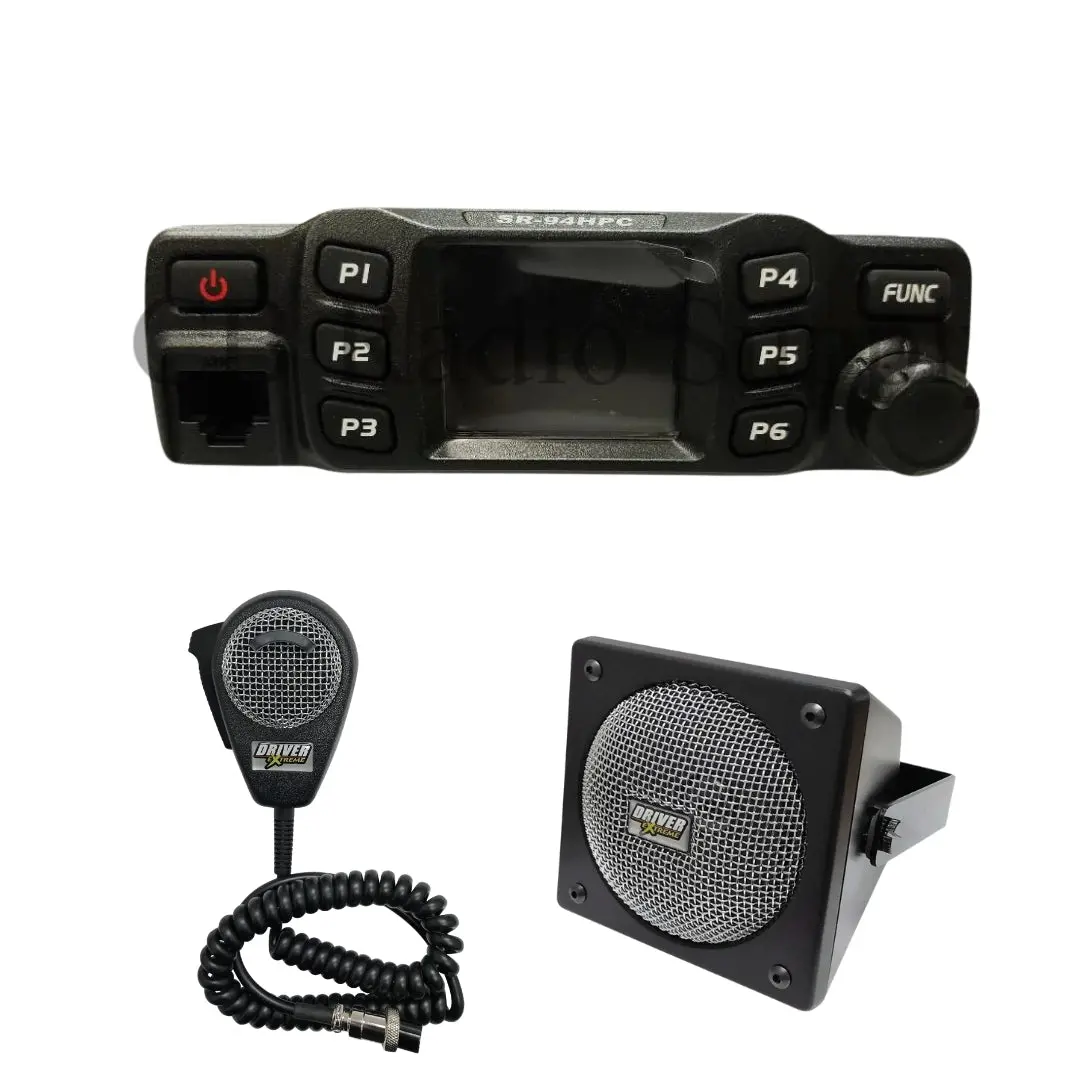 Stryker Sr-94Hpc 10 Meter Radio, Drx-9010 External Speaker, Drx-6560 4 Pin Noise Cancelling Dynamic Microphone, Combo 1