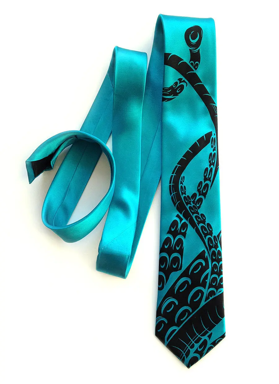 Octopus Tentacles Necktie, Sucker Cthulhu Tie 2