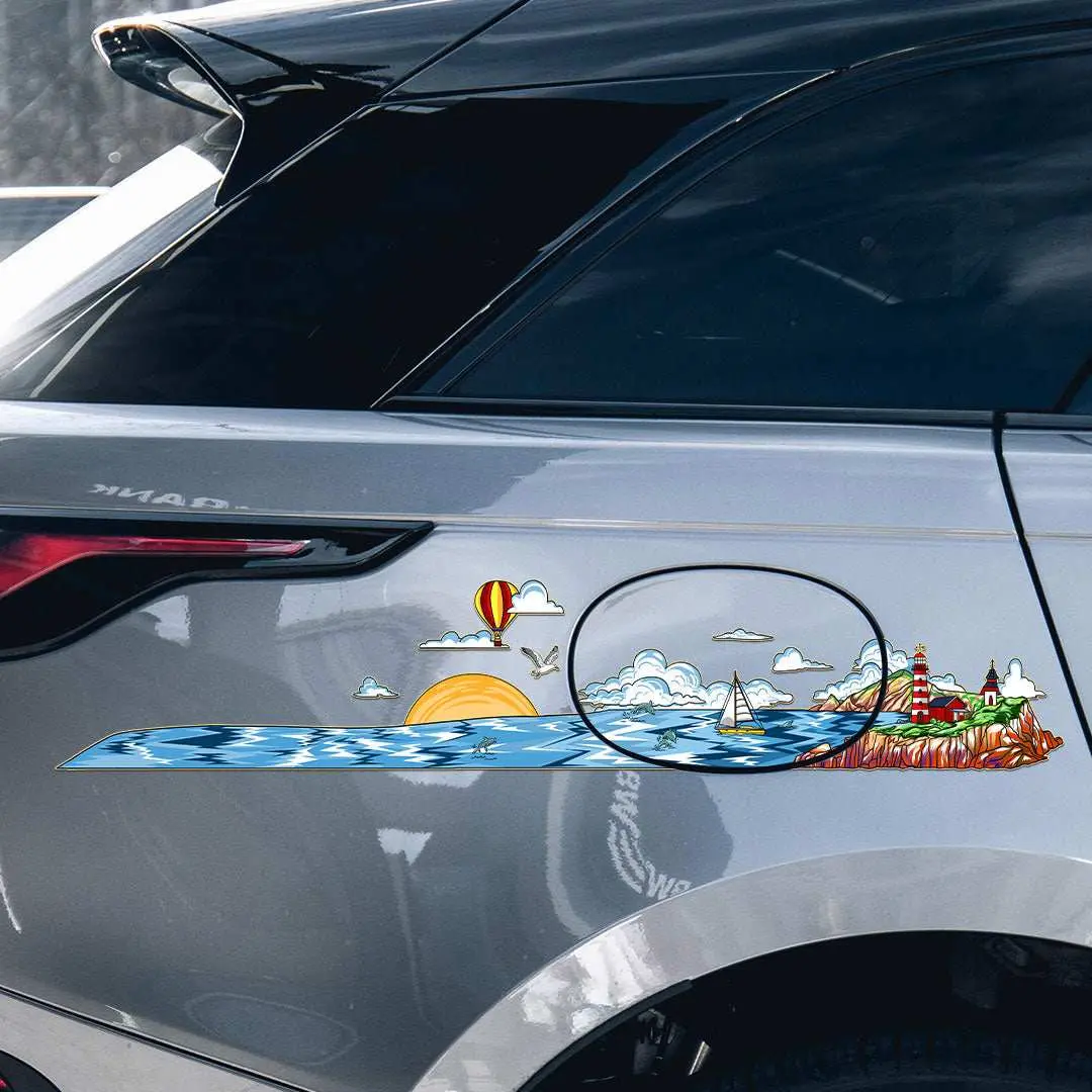 Summer Beach Infinity Sticker 2