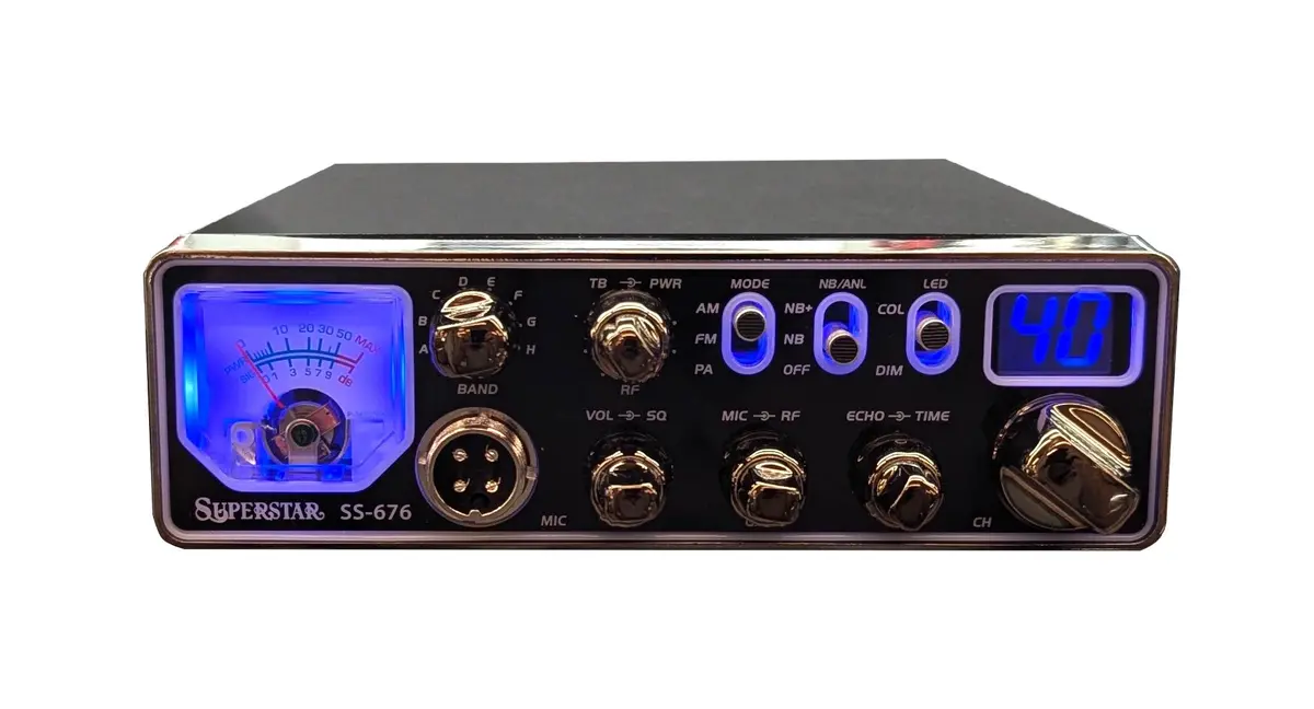 Cb Radios | Superstar Ss-656 10 Meter Radio With Am / Fm / Pa Modes 1