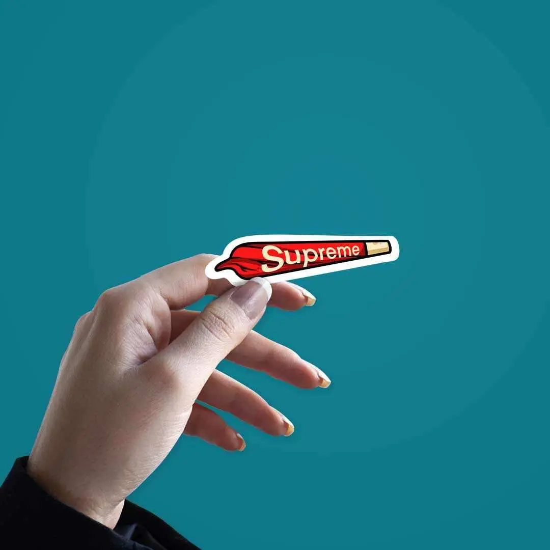 Supreme Bud Sticker 2