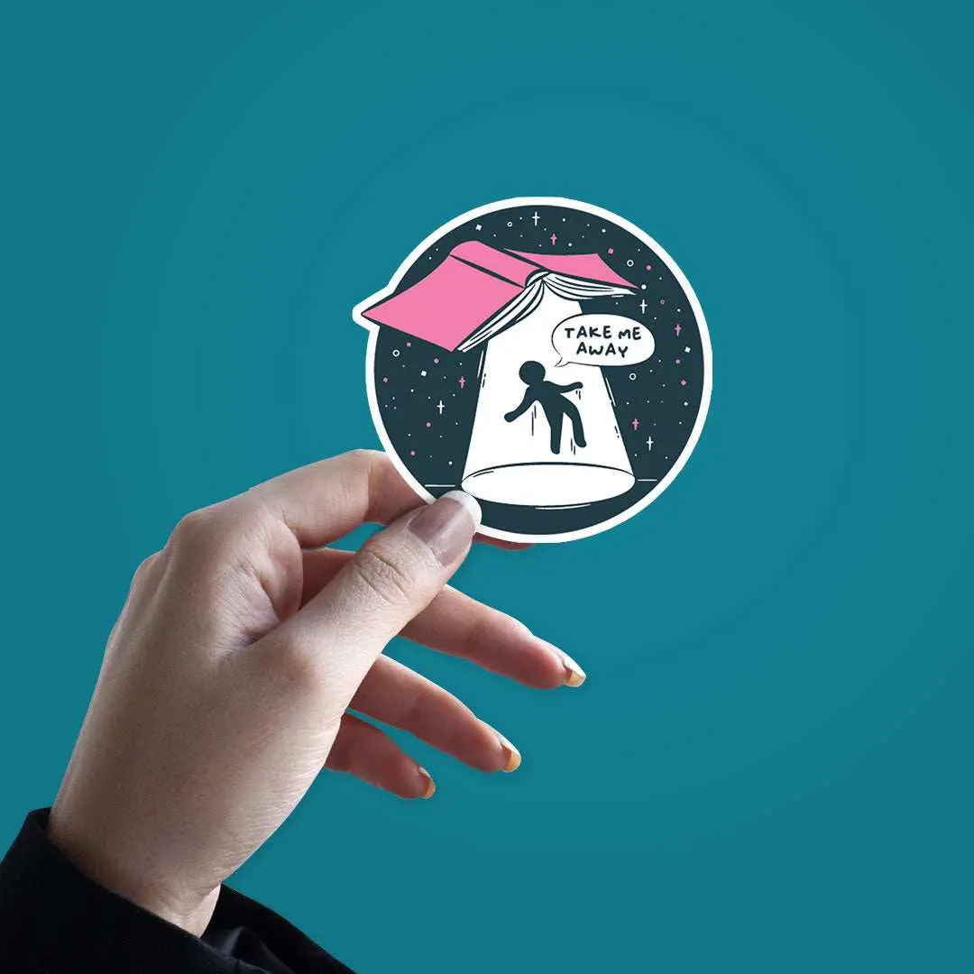 Take Me Away Sticker 2