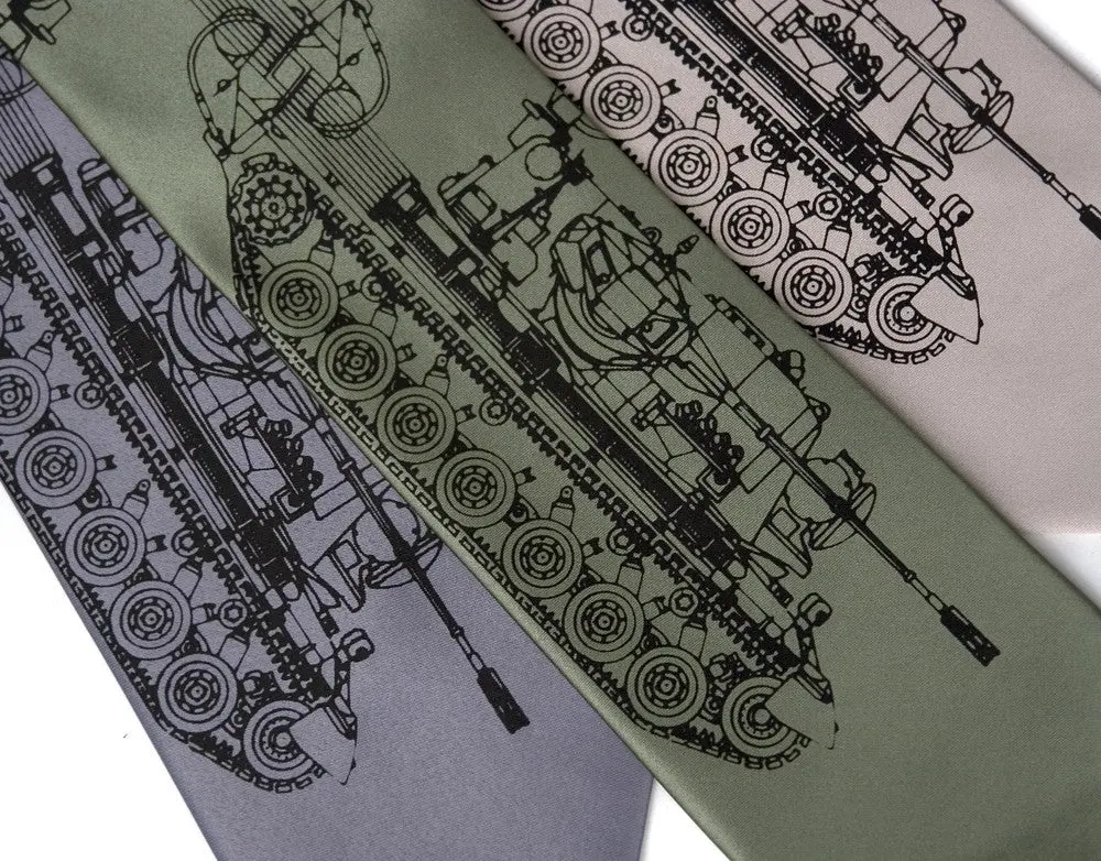 Tanked Microfiber Necktie 1