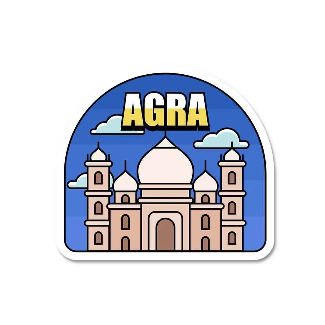 The Beautiful Agra Sticker 2