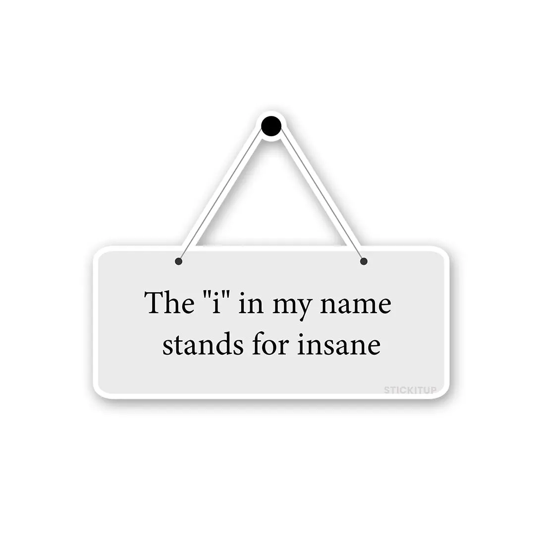 The I, In My Name Sticker 1