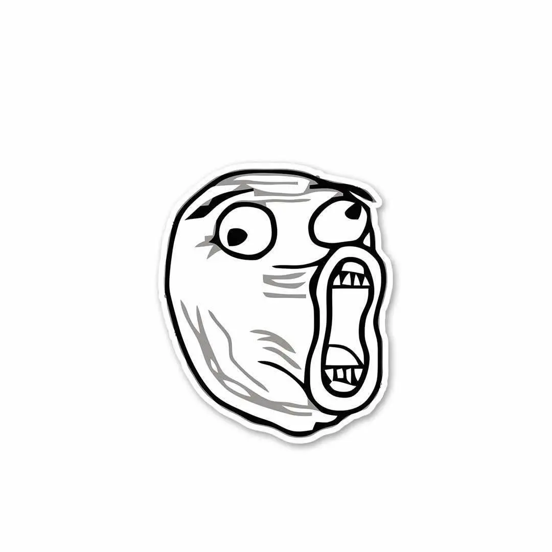 The Meme Face Sticker 1