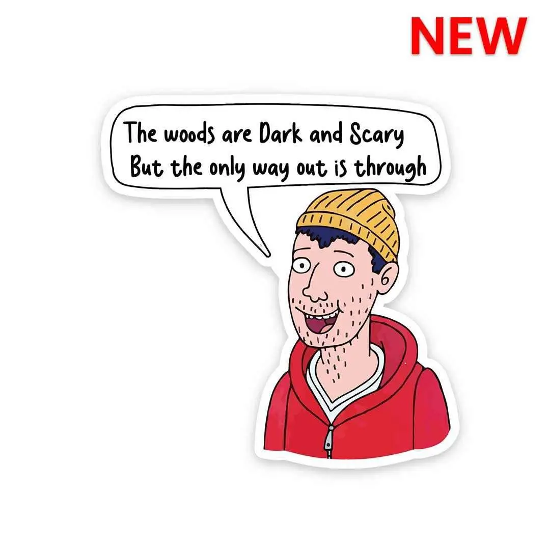The Wood Are Dark Sticker 1