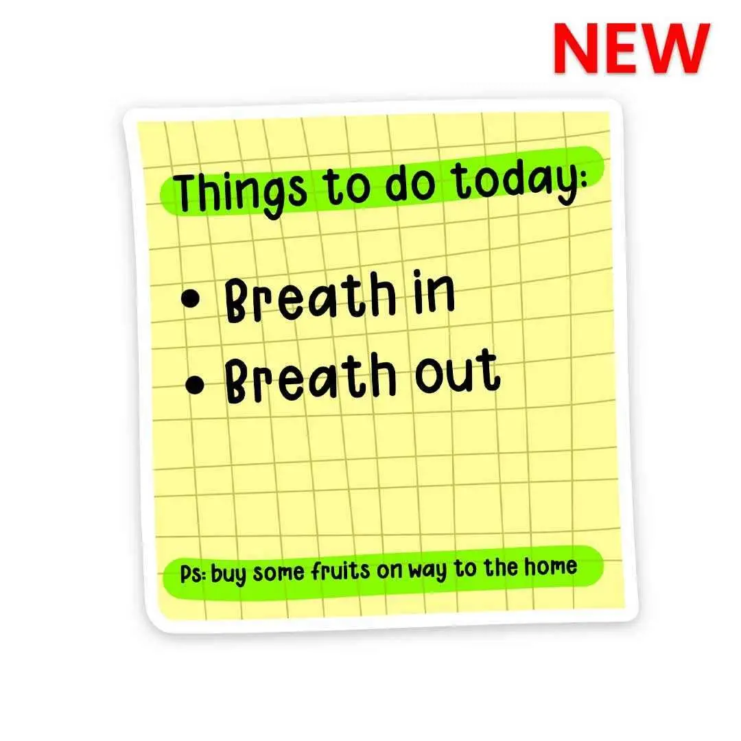 Thing To Do Today Sticker 1