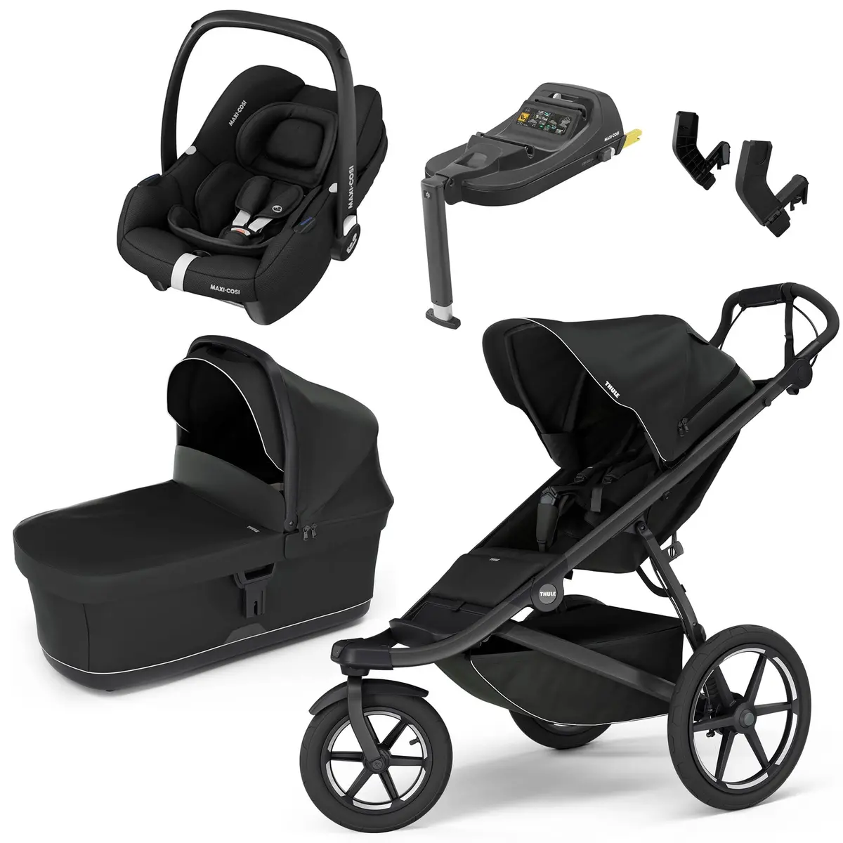 Thule Urban Glide 3 Maxi-Cosi Bundle - Black 1