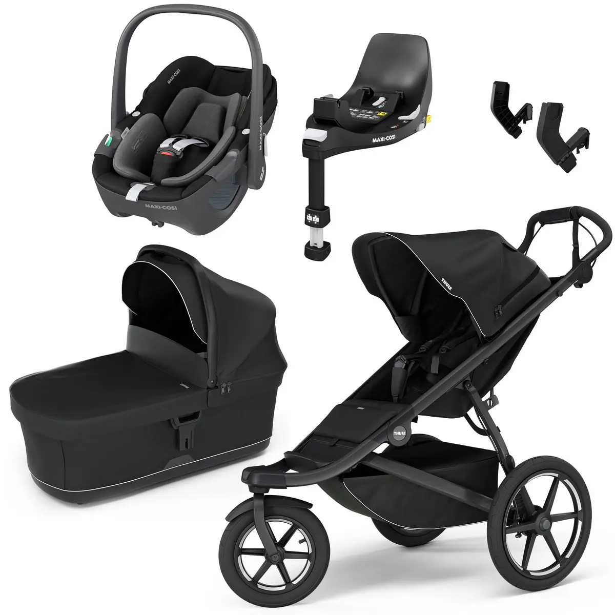 Thule Urban Glide 3 Maxi-Cosi Bundle - Black 2