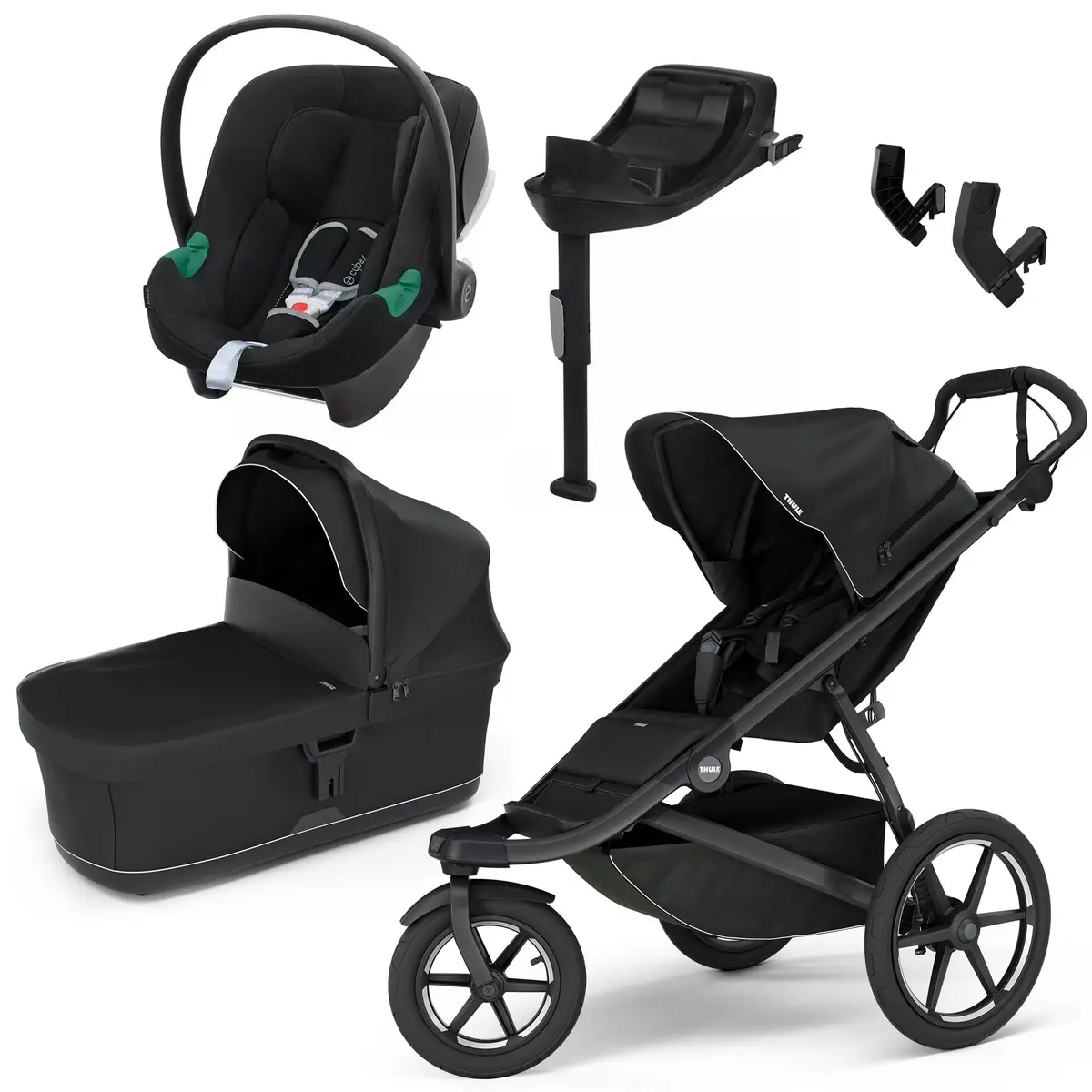 Thule Urban Glide 3 Cybex Bundle - Black 1